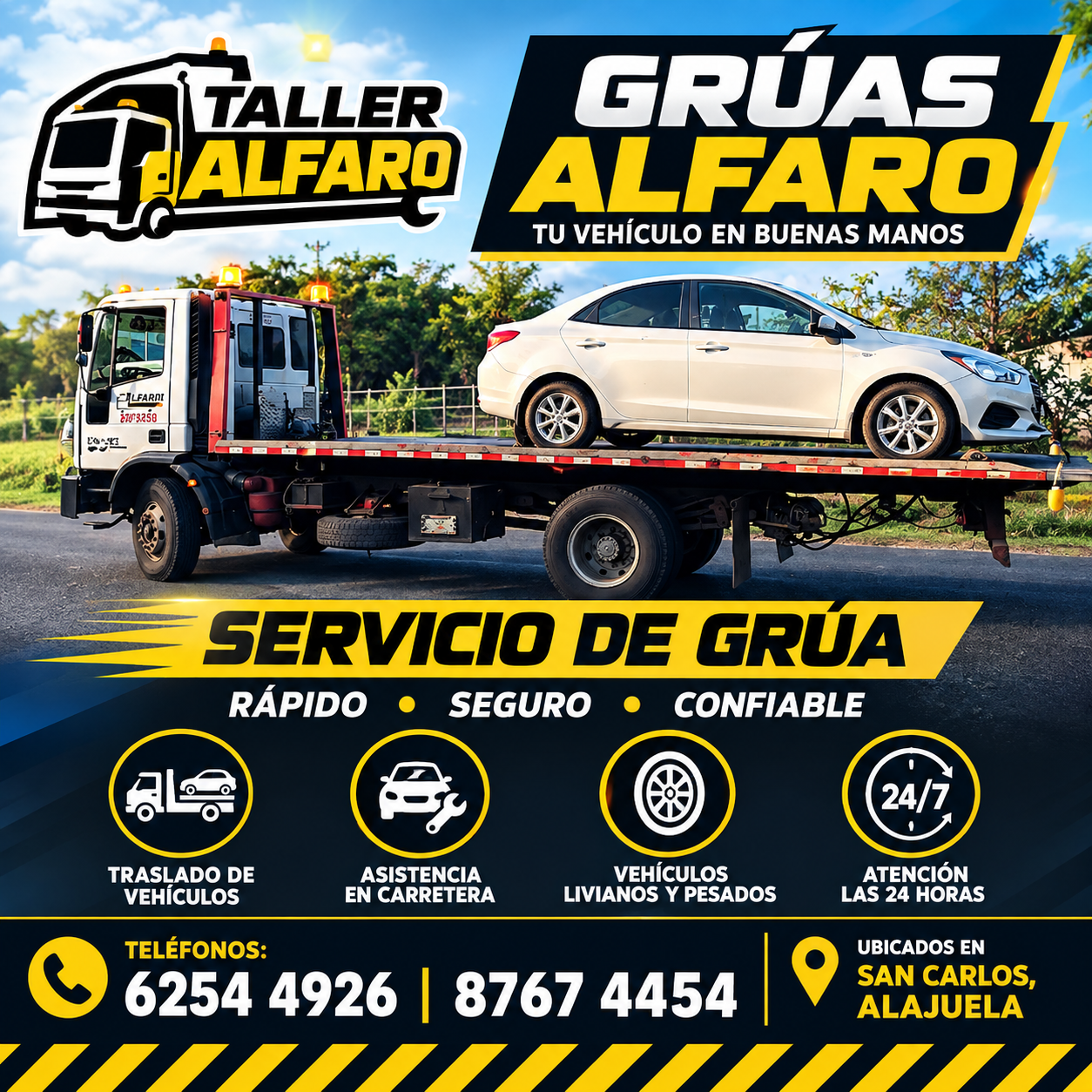 Grúas Alfaro - servicio de grúa para vehículos y maquinaria agrícola